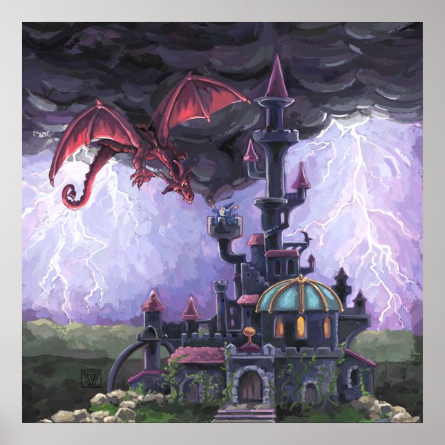 Drakarnas Slott Poster (Framsidan)