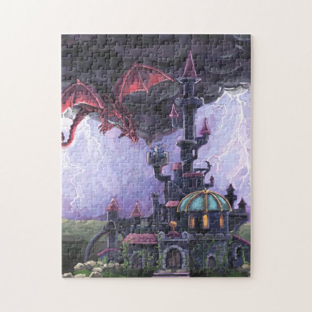 Drakarnas Slott Pussel (Vertikal)