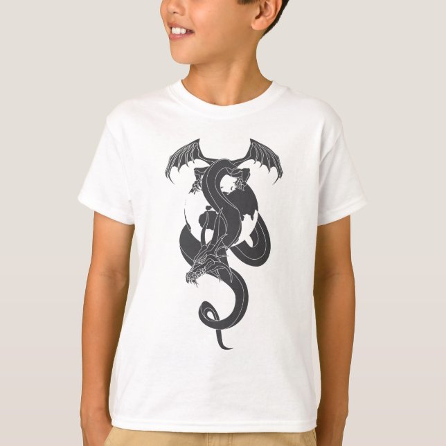 Drakarnas värld t-shirt (Framsida)