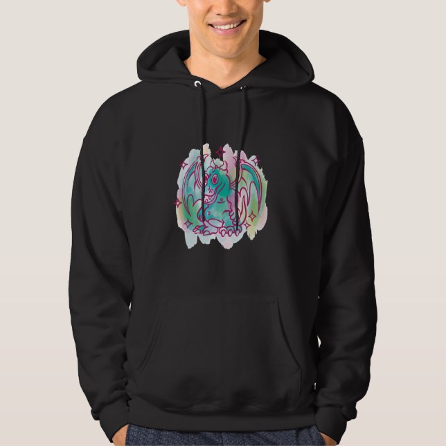 Drakbarnsdesign Hoodie (Framsida)