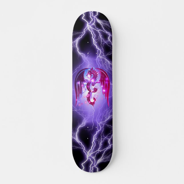 Drakblixt Mini Skateboard Bräda 18,5 Cm (Framsida)