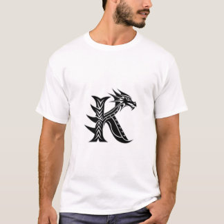 Drakbrev K – Vasst drakinitialdesign T Shirt