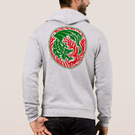 Drakcirkel - Grön med röd eld T Shirt