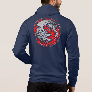 Drakcirkel - Krom med Röd Eld T Shirt