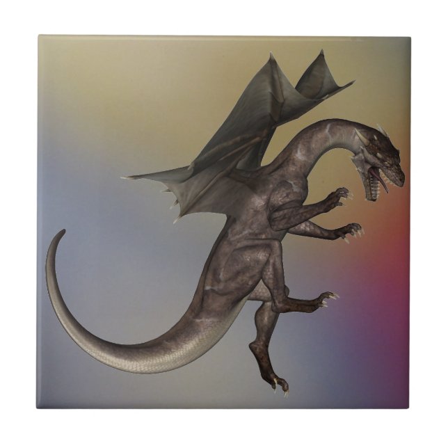 Drakdrakeel Kakelplatta (Framsidan)