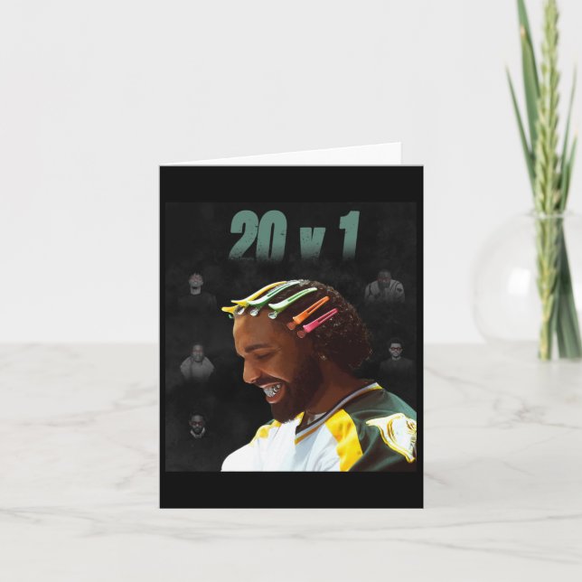 Drake 20 V 1-streck Kort (Framsida)