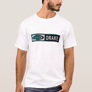 DRAKE Amateur Ham Radio Logotyp T Shirt