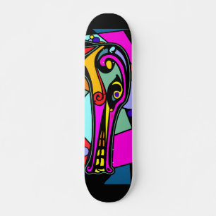 Drake Anka svart bakgrund Skateboard Bräda 20 Cm
