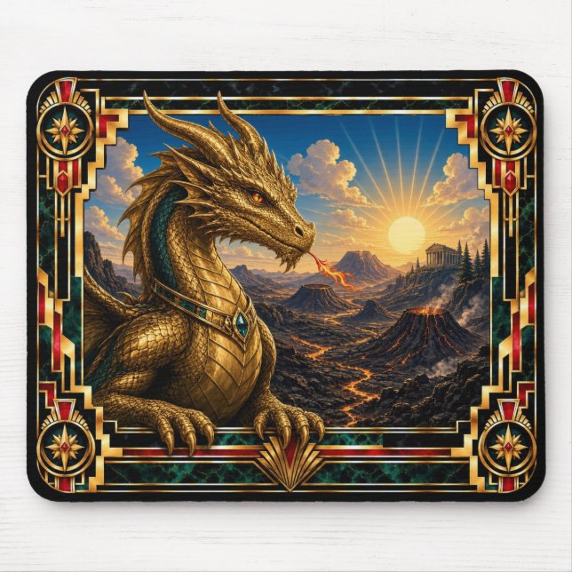 Drake, Art Deco Myttisk Musmatta (Framsidan)