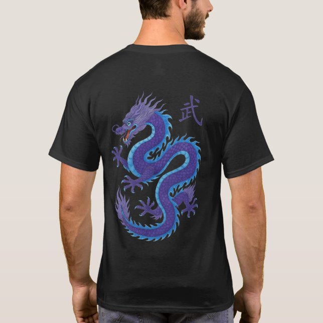 Drake av det krigiska hjärtat t shirt (Baksida)