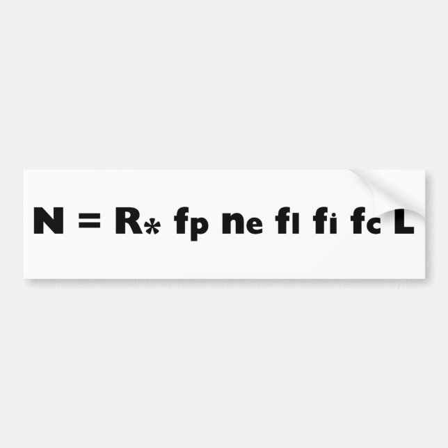 Drake_Equation Bildekal (Framsidan)