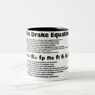 Drake_Equation Två-Tonad Mugg