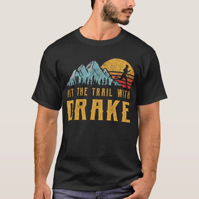 DRAKE-familjen som går i trafik - Slå spåret med D T Shirt (Framsida)