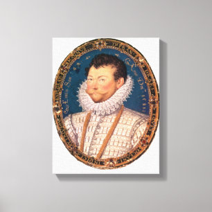 Drake för herr Francis, 1581 Canvastryck