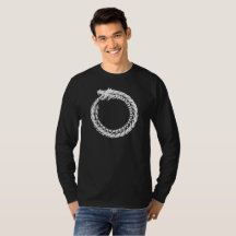 Drake för Ouroboros skjortavit som äter