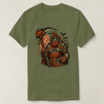 Drake Frukt Djävulsk Kung Halloween — Mörk Retro