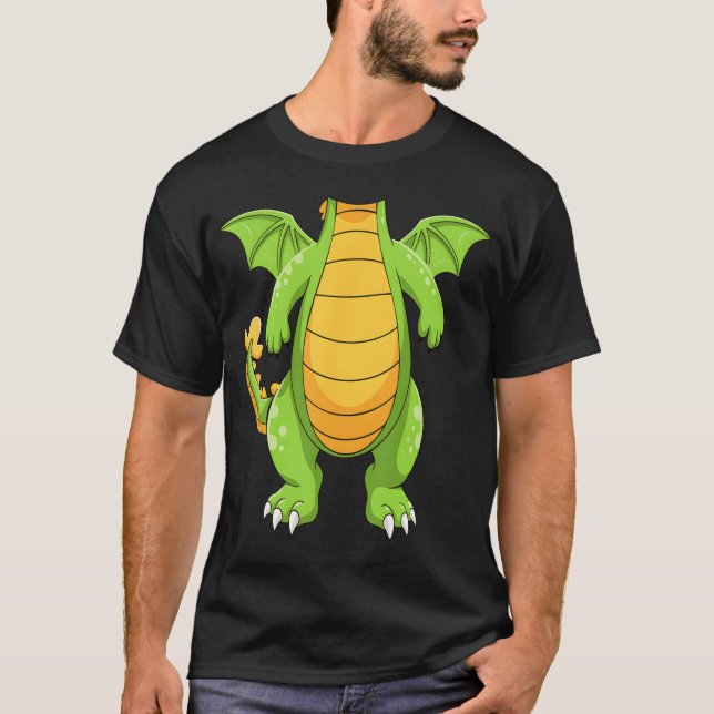 Drake Grön Drake - kreativ T Shirt (Framsida)