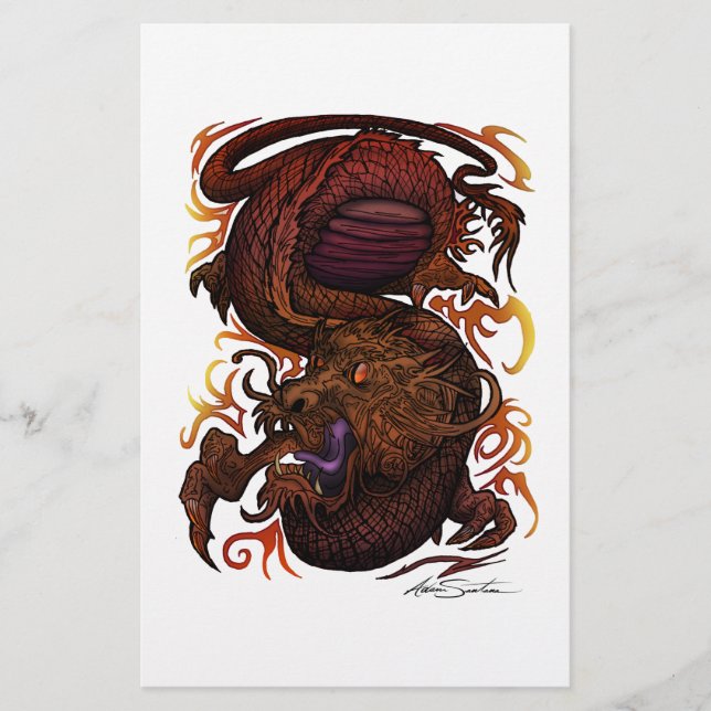 Drake (häftedesign) brevpapper (Framsida)