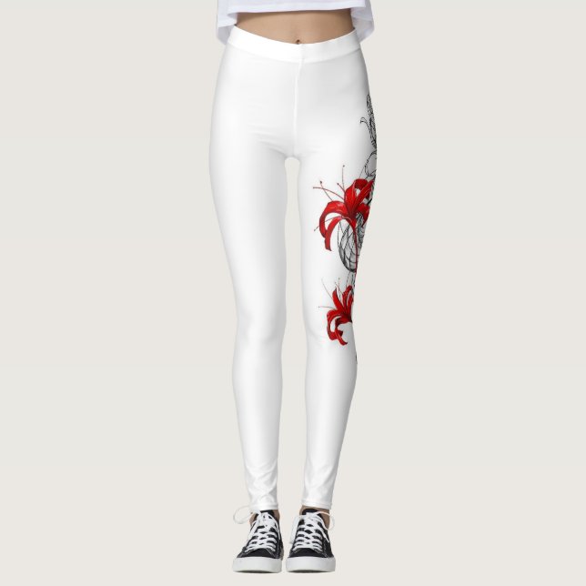 Drake i japansk stil leggings (Framsida)