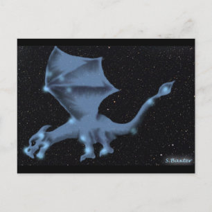 Drake i stjärnbilden Draco Vykort