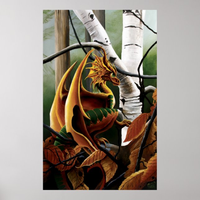 Drake i träd poster (Framsidan)