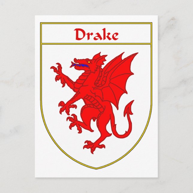 Drake Jackar Arm/Familjevila Vykort (Framsida)