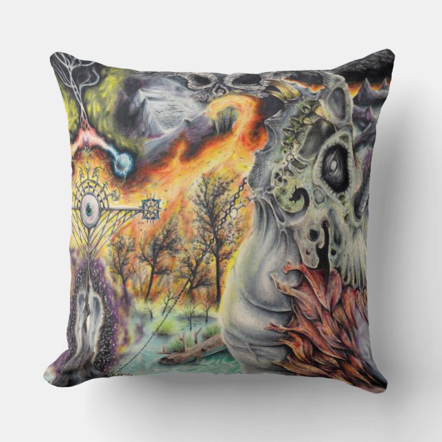 DRAKE: Kärlek & Passion - Fantasy Artwork Kudde (Framsida)