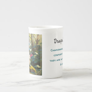 Drake - Kinesiska Zodiken  Benporcelainmugg Benporslin Mugg