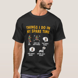 Drake Läs saker jag gör på min fritid Böcker T Shirt