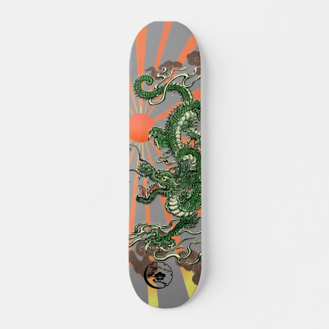 Drake med resningsol 2 skateboard bräda 19,5 cm (Framsida)