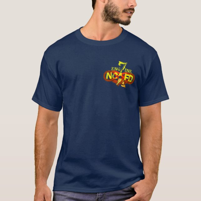 drake NCFD, 7, MOTOR, norr Charleston Tee Shirt (Framsida)