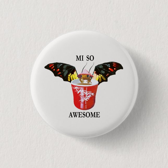 Drake och kinesisk kopp knapp (Framsida)