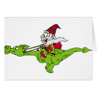 drake och trollkarl hälsningskort