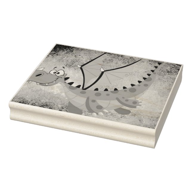 Drake på en orange struktur stämpel (Stämpel)