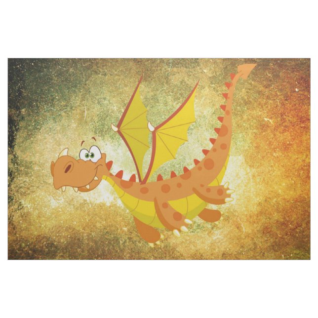 Drake på en orange struktur tyg (Yard)