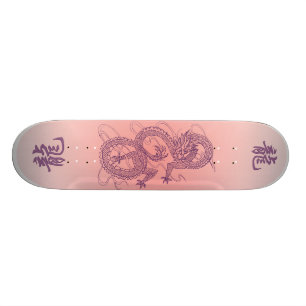 DRAKE PÅ ROSOR SKATEBOARD BRÄDA 19,5 CM