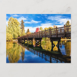 Drake Park Spegel Pond Bend Oregon-vykort Vykort
