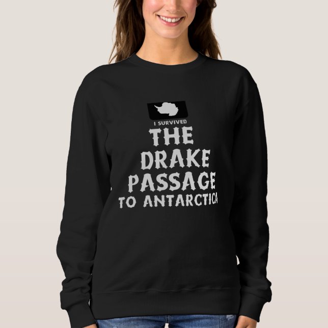 Drake Passage Antarctica T Shirt (Framsida)