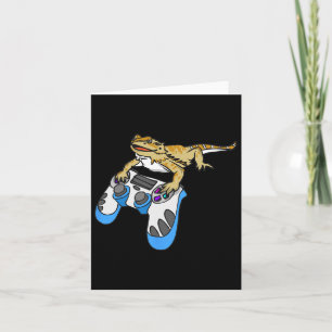 Drake Skäggiga Drakar Ödla  Kort