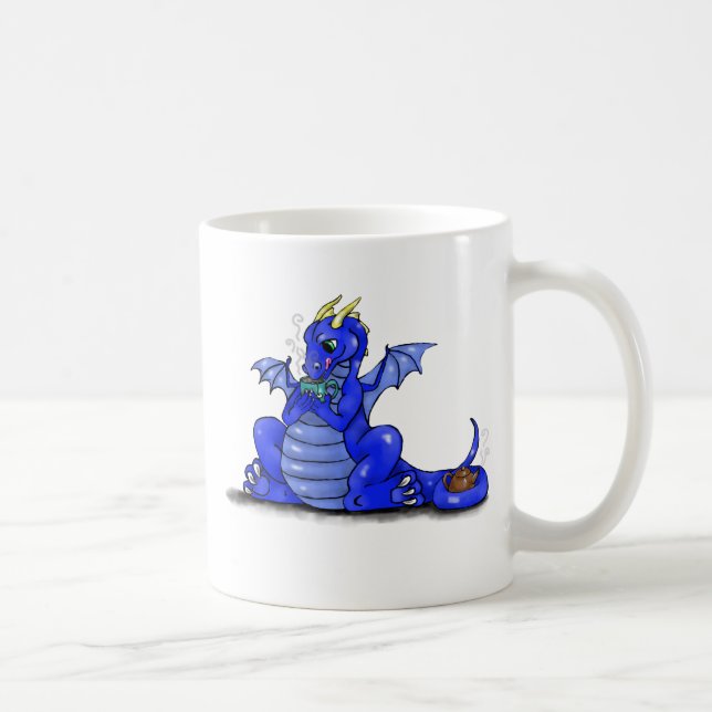 Drake som dricker Tea Kaffemugg (Höger)
