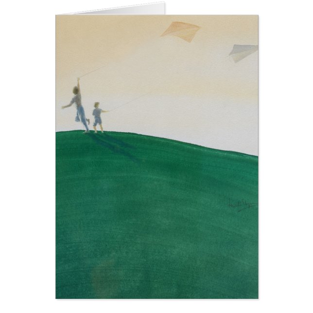 Drake som flyger 2000 hälsningskort (Framsidan)