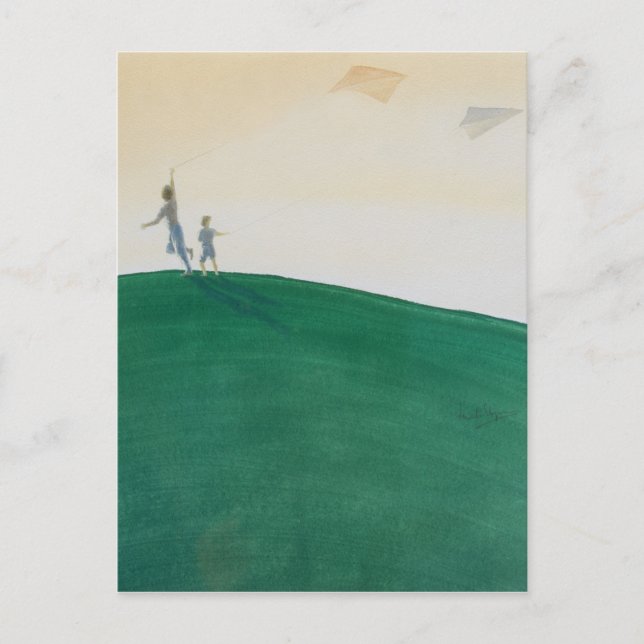 Drake som flyger 2000 vykort (Framsida)