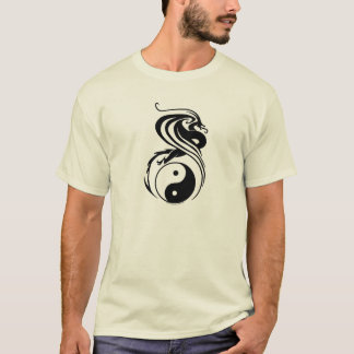 Drake som ying den yang skjortan tröja