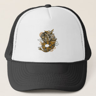 Drake Steampunk-konst Keps
