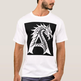 Drake Stiliserad Bokstav A, Drake Alfabet, Monogra T Shirt