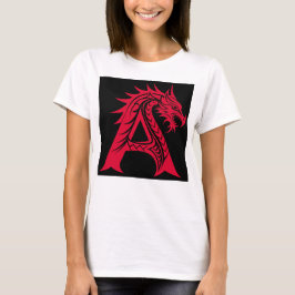 Drake Stiliserad Bokstav A, Drake Alfabet, Monogra T Shirt