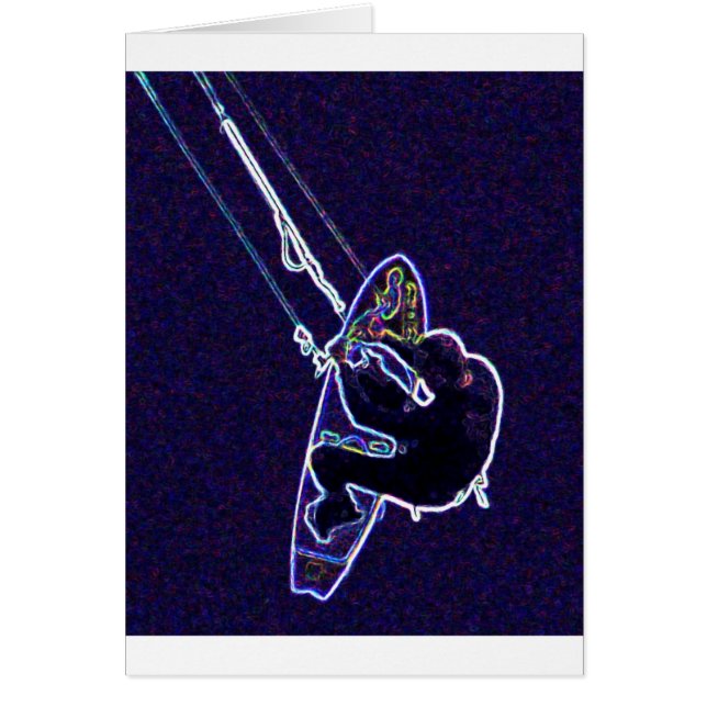 Drake surfer2 hälsningskort (Framsidan)