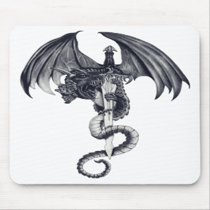 Drake & svärd Mousepad Musmatta