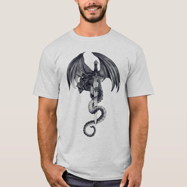 Drake- & svärdTshirt Tee (Framsida)