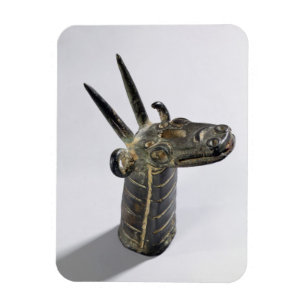 Drake symbol av guden Marduk, sen assyrisk Pe Magnet